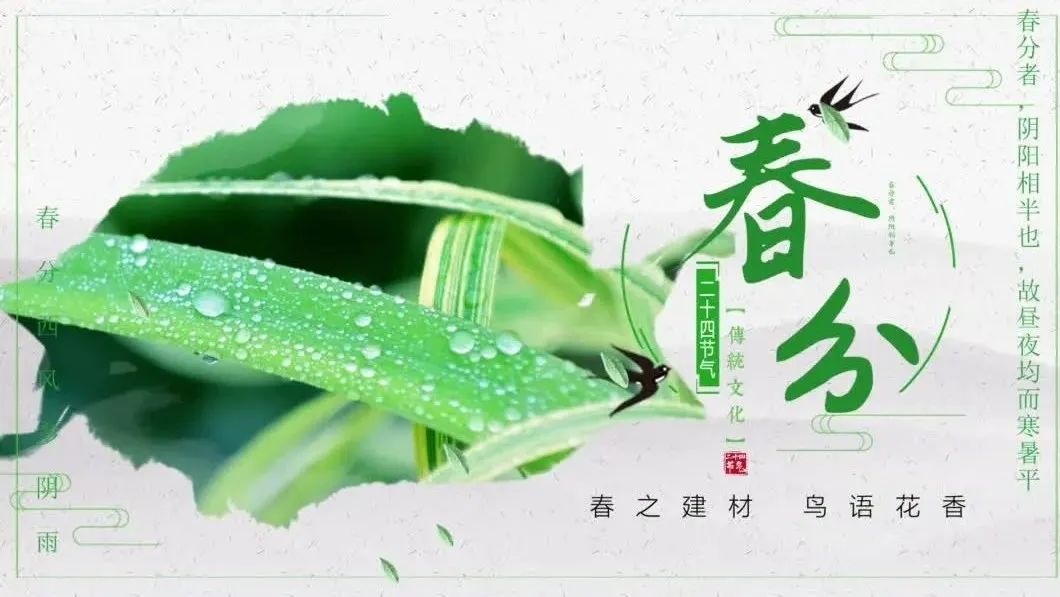 今日春分 | 春之建材，，莺啼燕语