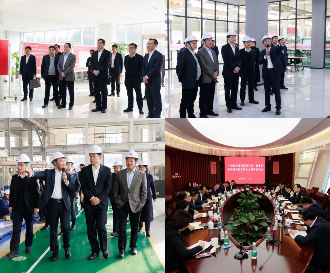 		周育先受邀出席第三届国际新质料工业大会和第四届光电质料大会并致辞，，，，，会后深入集团在蚌企业调研指导_责任撒播_尊龙凯时集团有限公司	