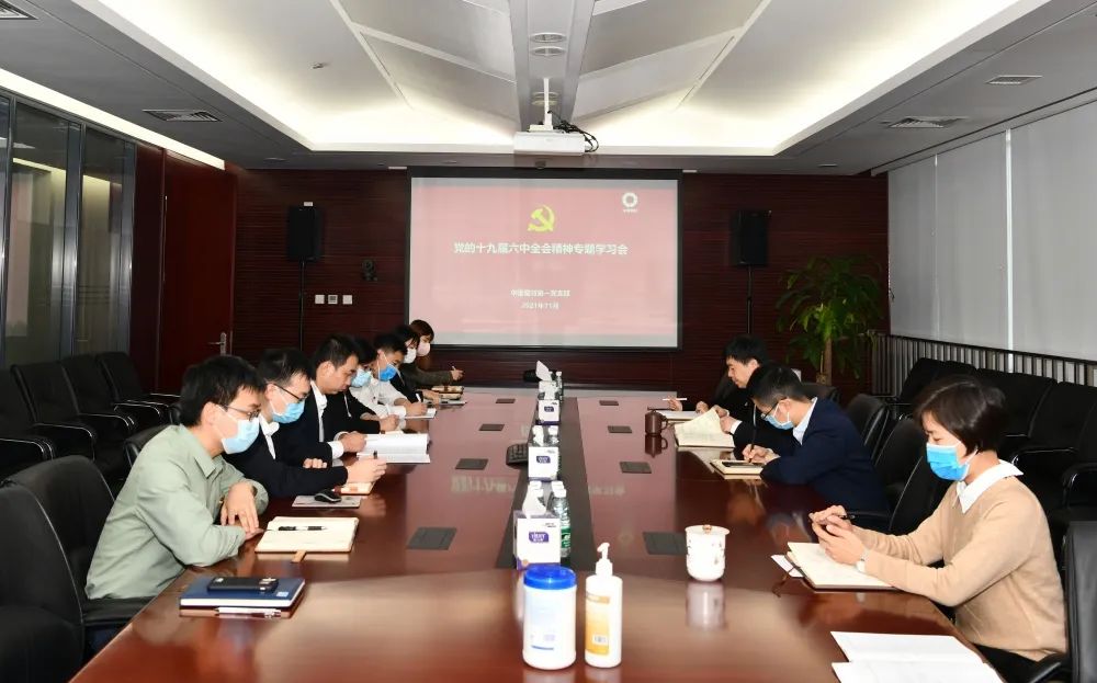 		中国复材第一党支部开展学习党的十九届六中全会聚会精神专题学习会_十九届六中全会_尊龙凯时集团有限公司	