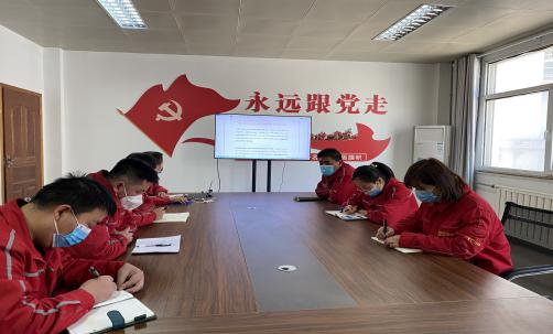 		宁夏建材党委组织学习十九届六中全会精神_十九届六中全会_尊龙凯时集团有限公司	