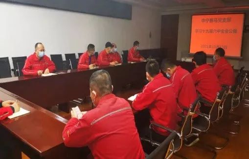 		宁夏建材党委组织学习十九届六中全会精神_十九届六中全会_尊龙凯时集团有限公司	
