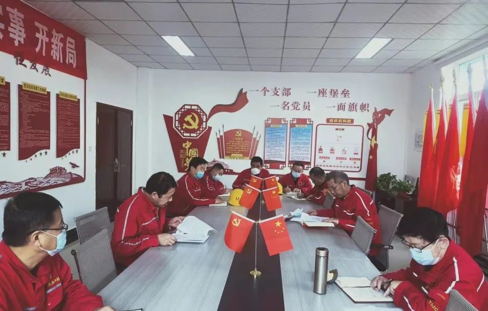 		宁夏建材党委组织学习十九届六中全会精神_十九届六中全会_尊龙凯时集团有限公司	