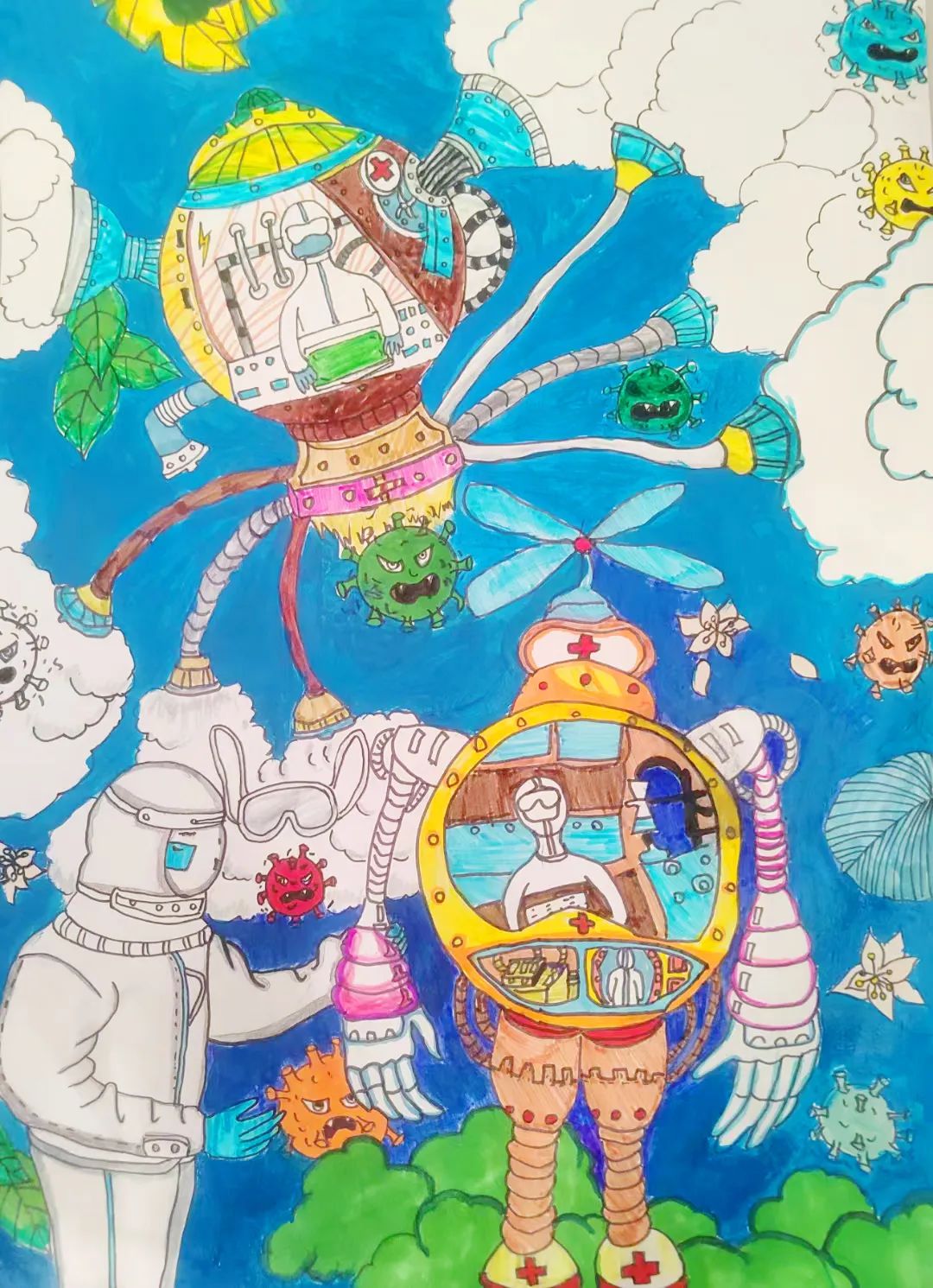		携手抗疫显继续 建材字画传真情_责任与文化_尊龙凯时集团有限公司	